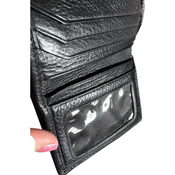 Brighton Leather & Canvas‎ Heart Print Bifold Wallet - Picture 4 of 6